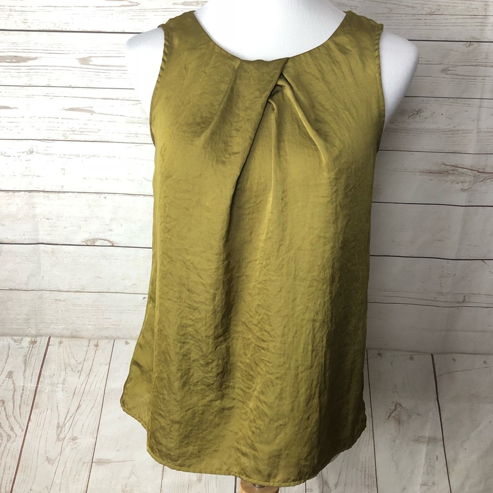 Ann Taylor Loft Forest Green Blouse